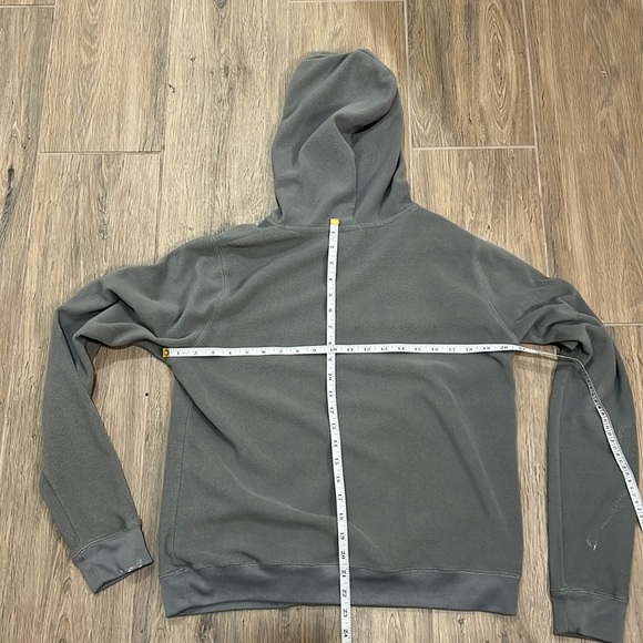 Vintage Disney Gray Hoodie Mickey Minnie Mouse Fleece Gray Disneyland World KISS - Picture 7 of 10